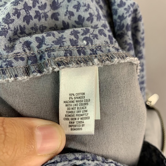 Bonobos Pants Mens 31x27 FIT* Lot 2 Blue Gray Slim Taper Stretch Chino Casual - Picture 15 of 16